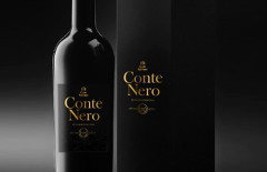 Conte Nero label design