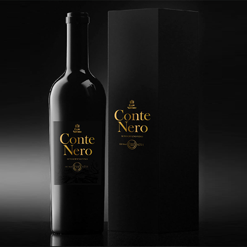 Conte Nero label design